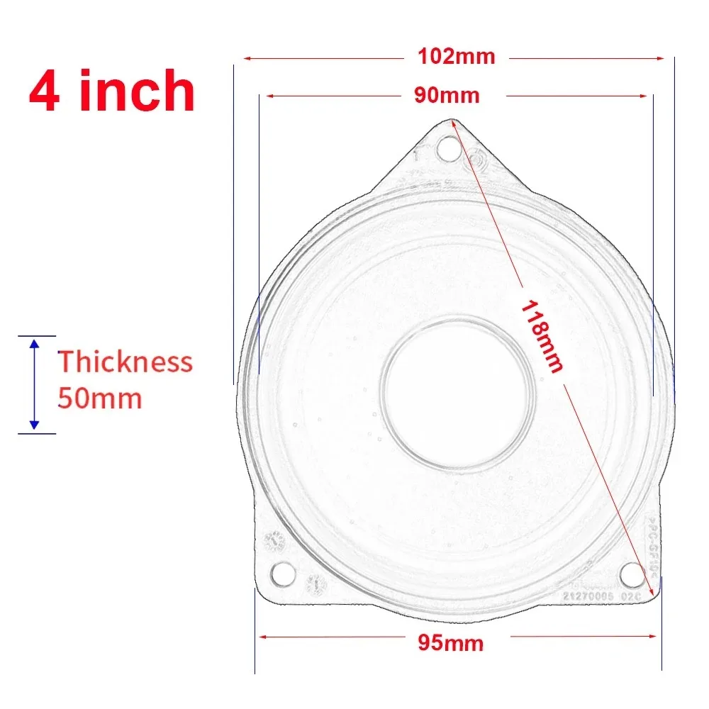 Klaxon de milieu de gamme pour voiture, caisson de basses 4.5 pouces, pour BMW G20 G30 G01 F30 F48 F20 F34 3GT X1 X2 F23, haut-parleur Audio, son, musique, Staereo