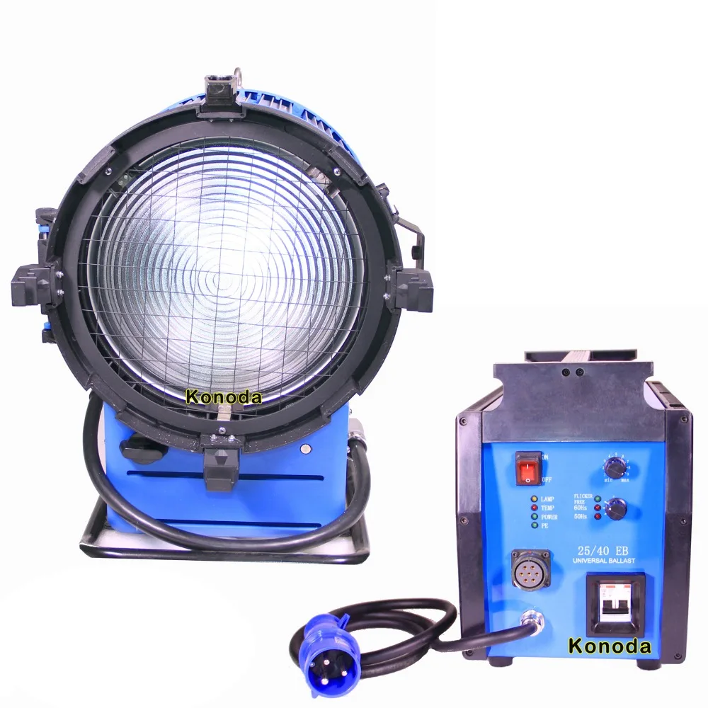 

PRO 4000W Daylight Compact HMI Fresnel Light + 120V 2.5/4K Ballast flicker-free for Film Studio Shooting Lighting