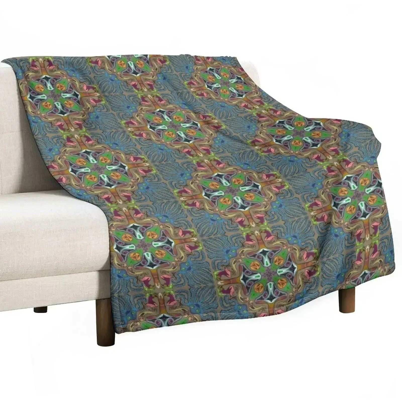 

Funky Possession of the Mushroom Throw Blanket Sofa Quilt wednesday For Baby Nap Blankets