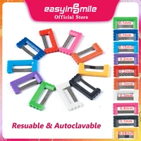 Tiras de reducción interproximal de ortodoncia, Kit de sistema IPR Dental Easyinsmile, uso manual, pulido, reutilizable y esterilizable en Autoclave, 10 Uds.