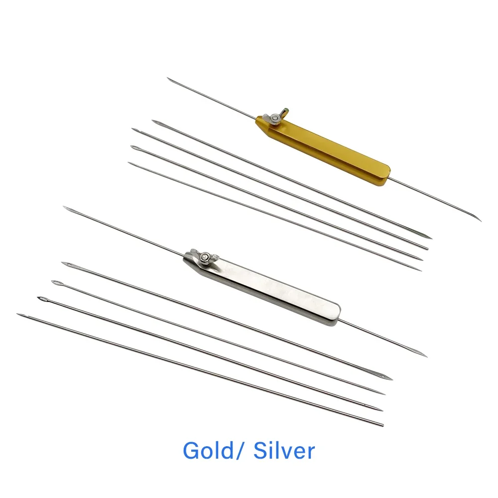 

Cosmetic Plastic Instrument Face Tissue Puncture Liposuction V Shape Lift Buried Wire Splitter Mouth Opener Puncture Needle