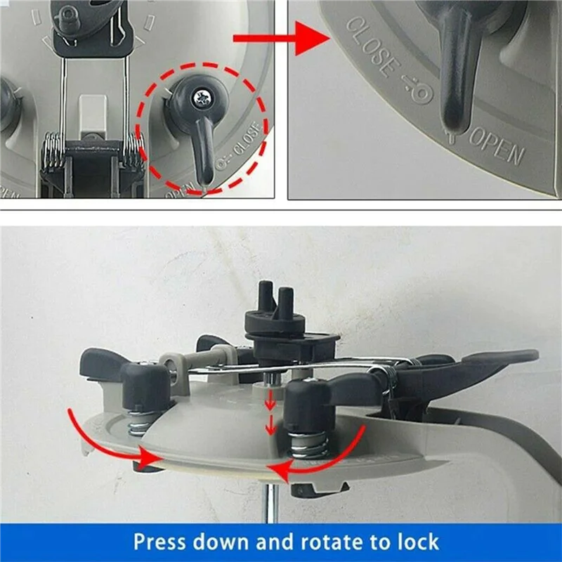 BMBY-4X 1L Automotive Paint And Coating Mixing Slurry Cover Stirrer Paint Mixer Tools Mixing Mate Paint Lid Agitator Tool