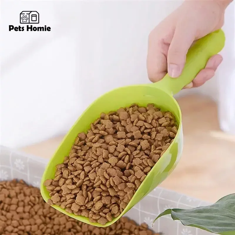 1pc Pet Food Shovel Plastic Puppy Food Scooper Dogfood Measuring Cup Catfood Scoop Pet Feeding Supplies Dog Accessories