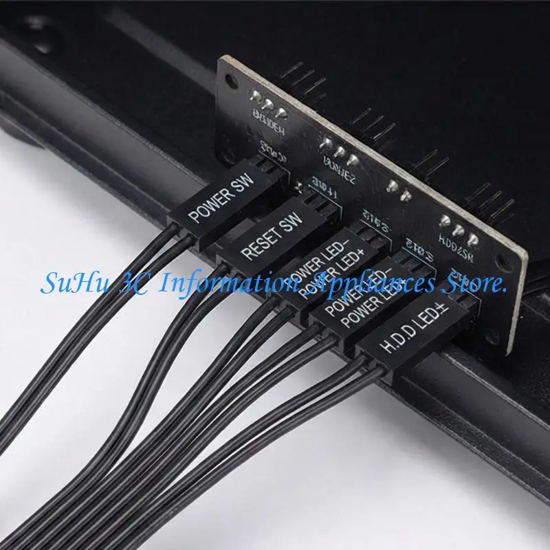 

F PANEL to 2PIN Extension Cable for Motherboard Power Reset Case Upgraded