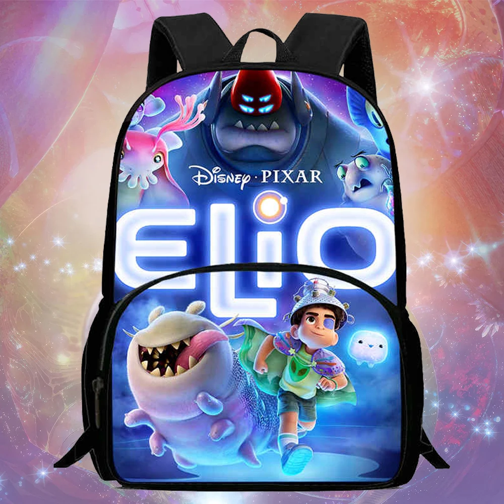 

Child Cartoon Elio Backpacks for Boys Girls Pupil Students School Bags Large Capacity Commuter Storage Bag