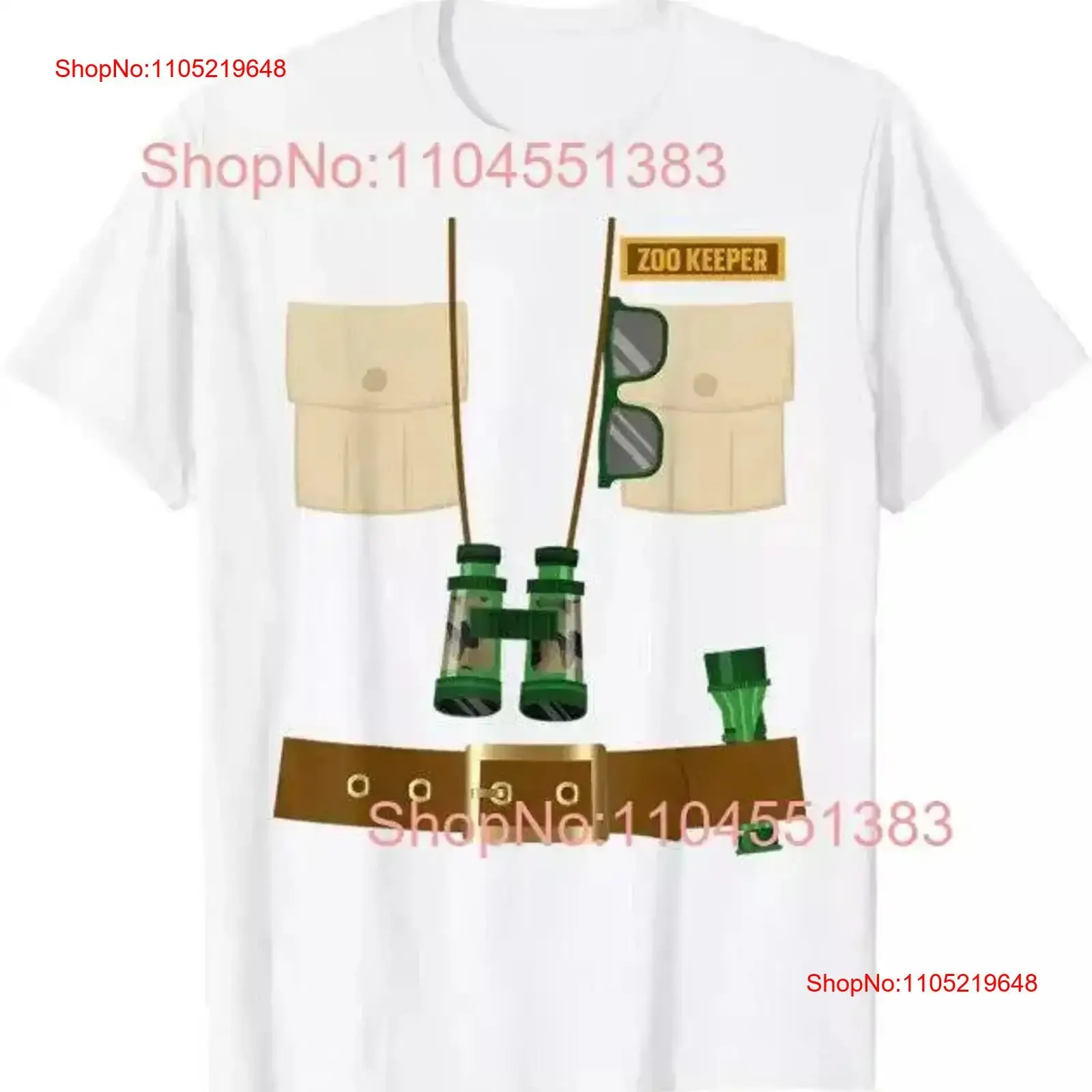 تي شيرت Zoo Keeper للهالوين DIY Jungle Safari Explorer تي شيرت عتيق مصمم أزياء مغسول ملابس علوية للارتداء اليومي