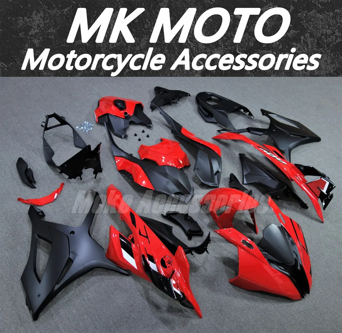 

Комплект обтекателей для S1000rr 2023-2024, высококачественный литой обвес, красно-черный