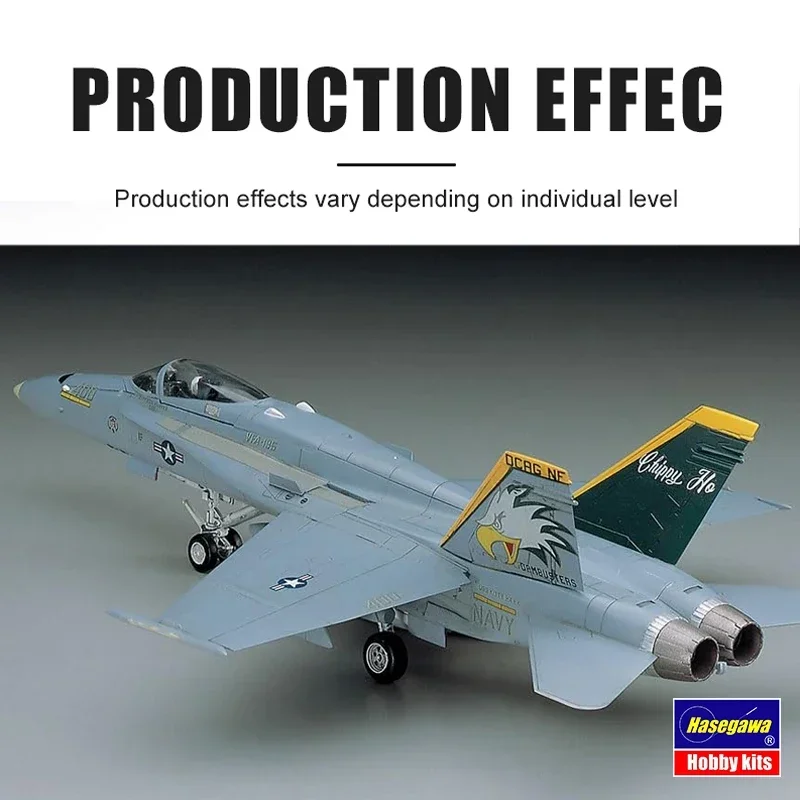 Hasegawa พลาสติกประกอบชุด 00438 US Navy F/A-18C Hornet Fighter Attacker 1/72