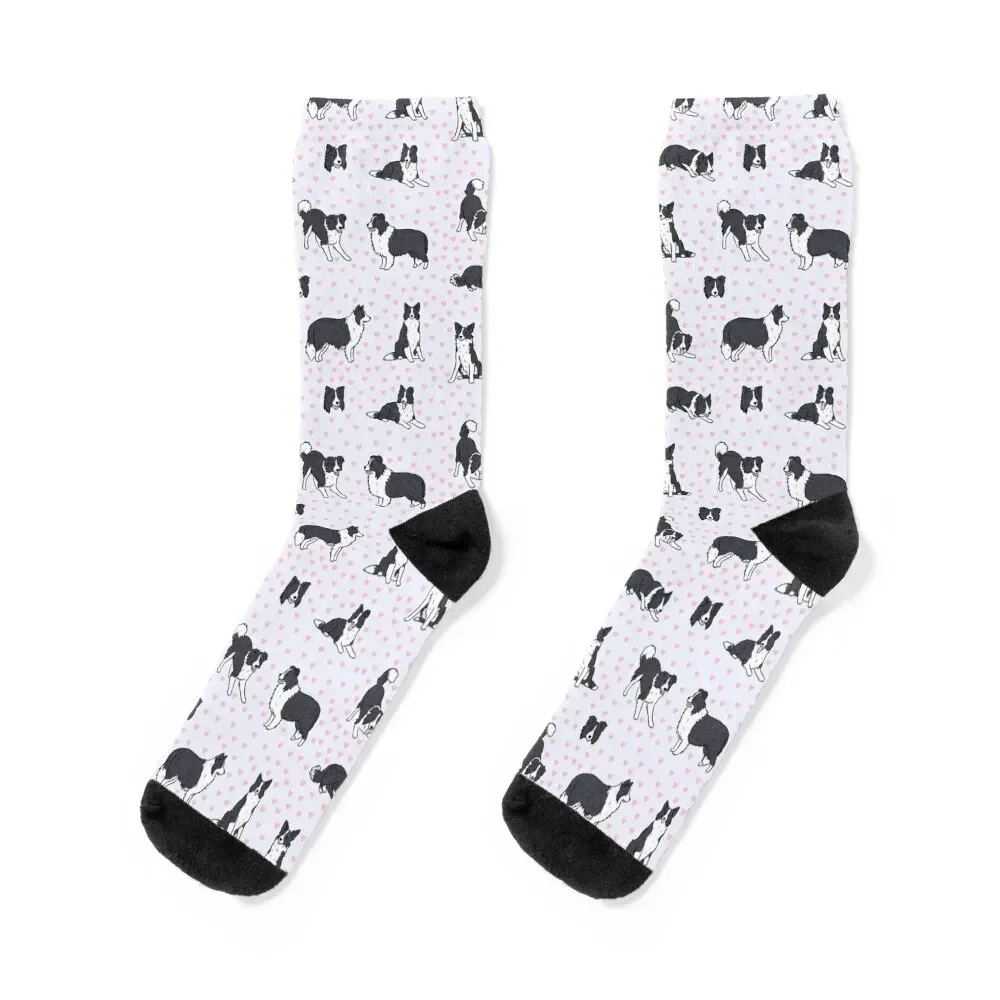 

Border collie cute pack Socks cool warm winter winter thermal Men Socks Luxury Brand Women's