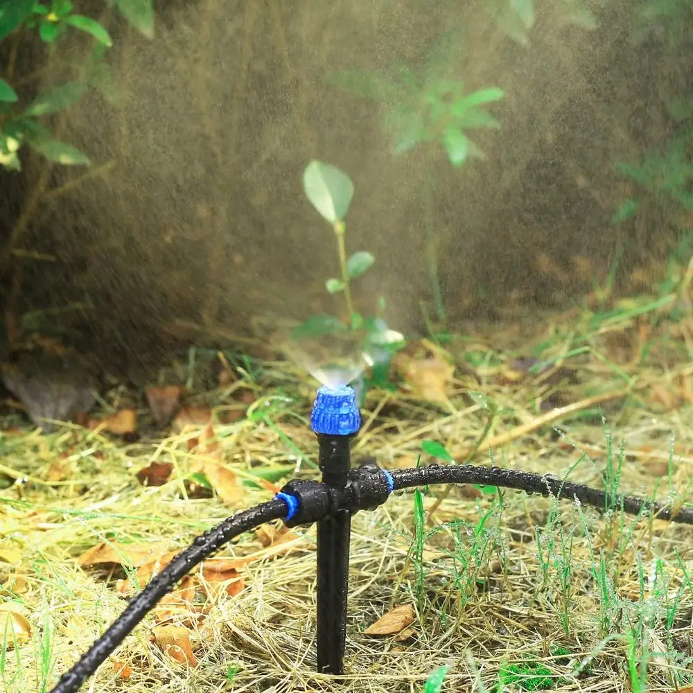 360 360 Atomize Dripper Adjustable with Bracket Micro Drip Irrigation System Drip Irrigation Tool 1/4" Quick Connector