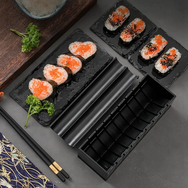 

Black Rice Ball Mold Sushi DIY Ten-Piece Set Kitchen Gadgets Sushi Set Sushi Model