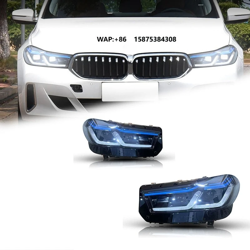 FT Car Lights For 6 Series GT Headlight 2017-2024 Upgrade LED Projetor Headlamp Daytime Running Light Automotive Accessories