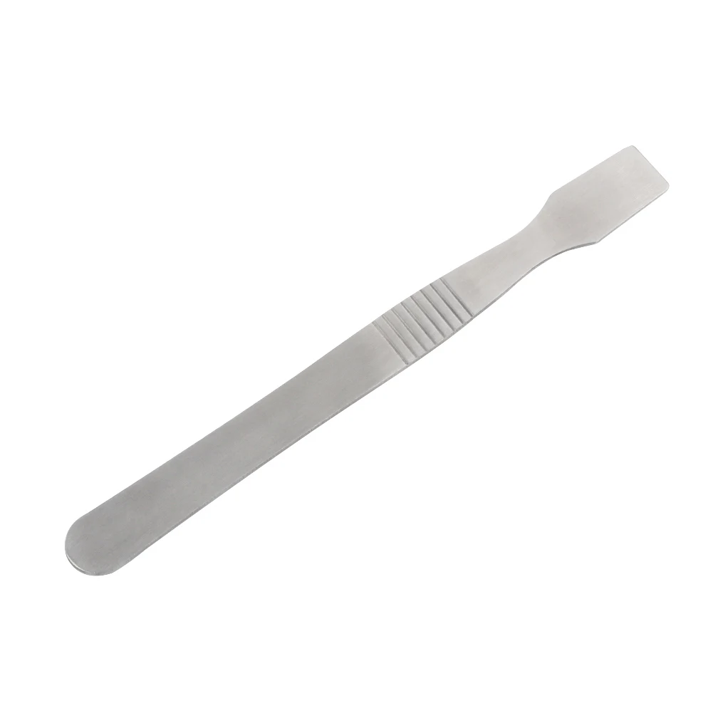Spudger plano de acero inoxidable, raspador de Metal, herramientas de apertura de palanca para teléfono móvil, tableta, portátil, herramienta de reparación de pantalla de eliminación de pegamento, 2 uds.