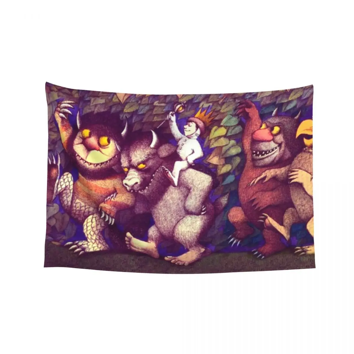 

Where The Wild Things Tapestry Home Decorations Aesthetic Wall Deco House Decorations Tapestry
