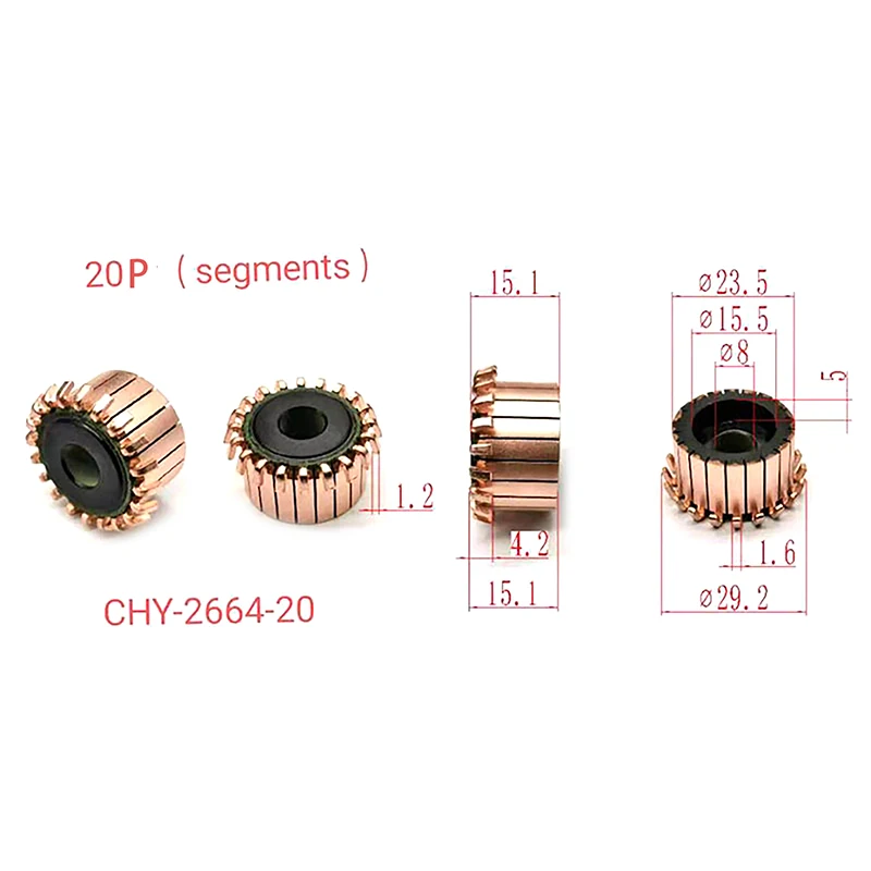 1 قطعة سيارة تكييف الهواء العاكس أدوات كهربائية 23.5x8x15.1 مللي متر 20P الأسنان خطاف نحاسي نوع محرك كهربائي العاكس