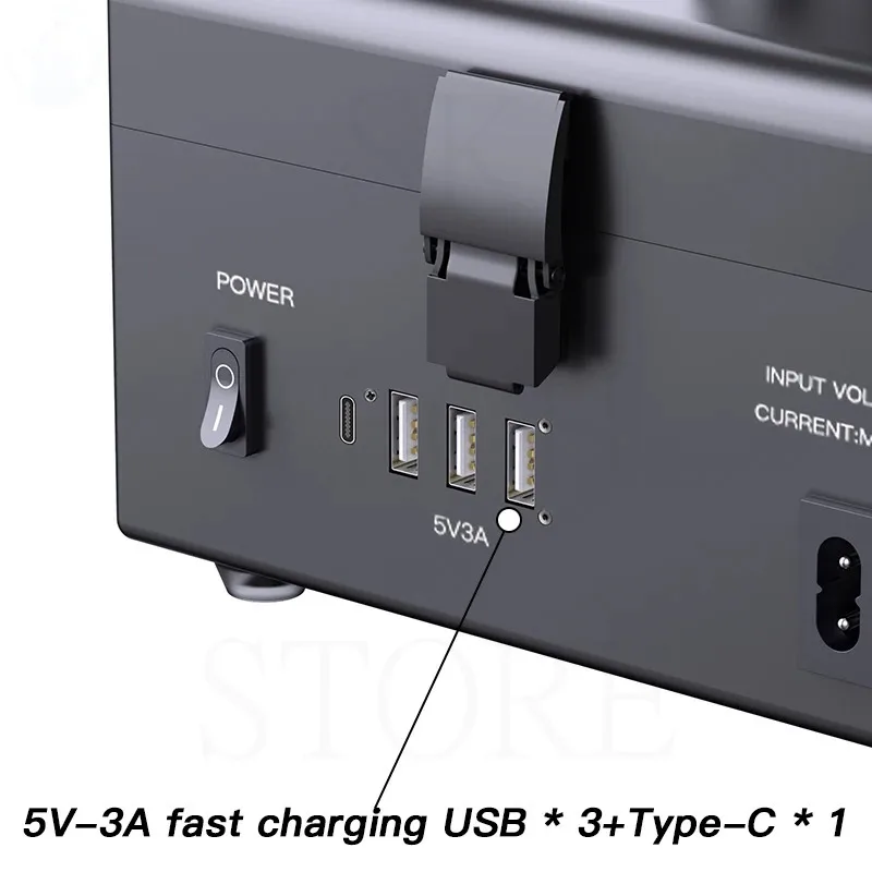 Adjustable Efficient Purification Smoking Instrument 4000rpm Strong Wind Soldering Cleaner Fume Extractor Air Cleaner PCB Repair