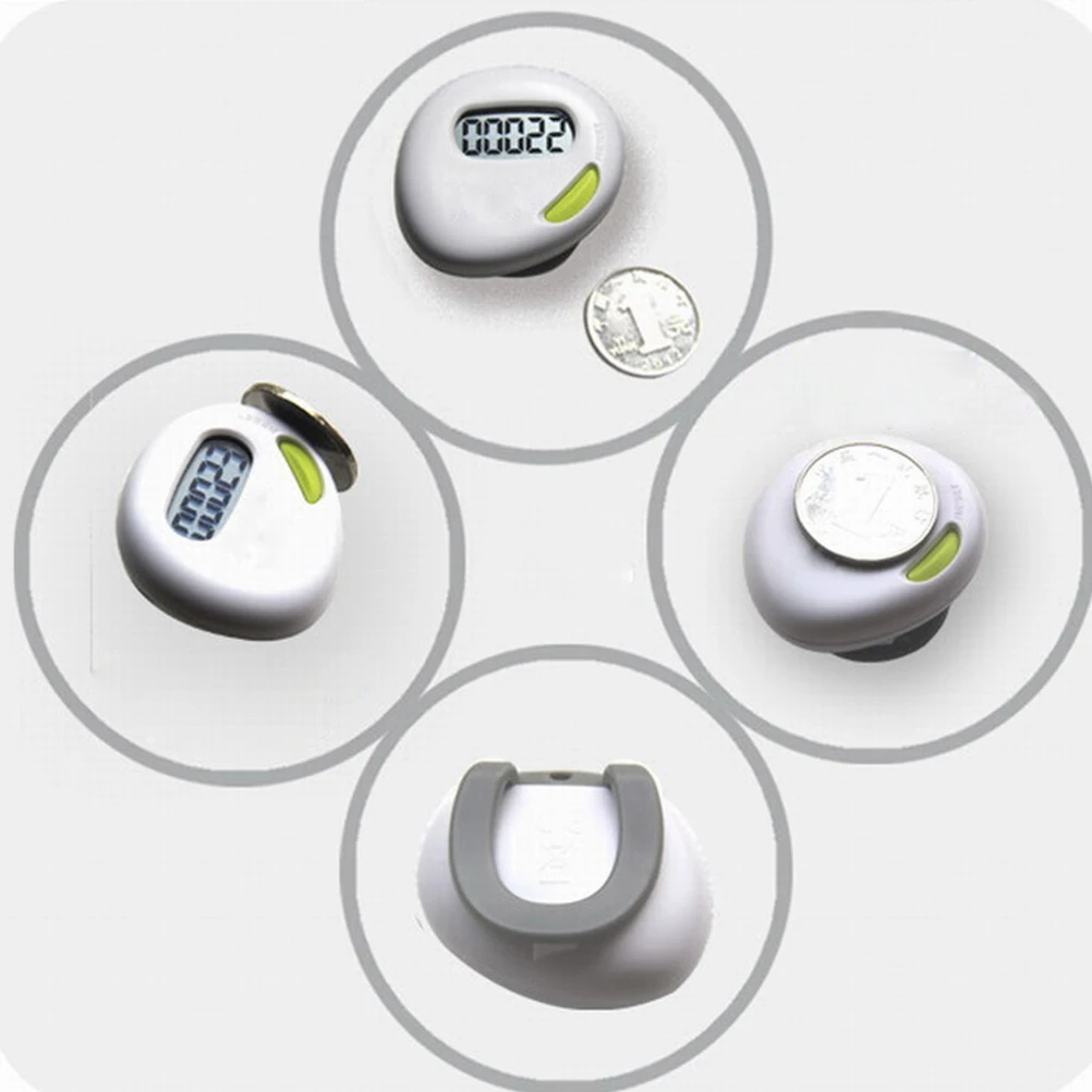 

Heart Shaped Precision Pedometer Comfortable Touch Walking Plan Assistant Cute Design Durable Quality Sports Fitness Tracker For