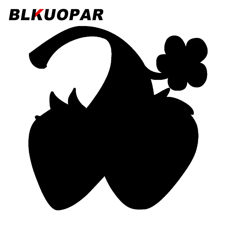 

BLKUOPAR Strawberry Stem Coloring Silhouette Car Stickers Die Cut Vinyl Decal Occlusion Scratch Skateboard Decor Car Accessories