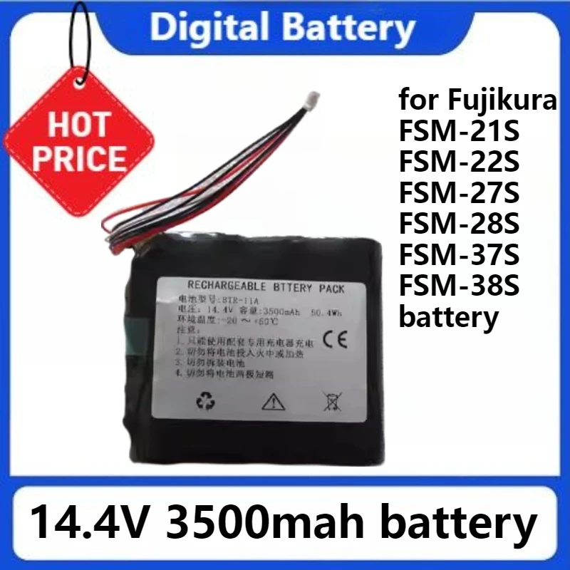 

BTR-11A for Fujikura FSM-21S FSM-22S FSM-27S FSM-28S FSM-37S FSM-38S 3400mAh Battery