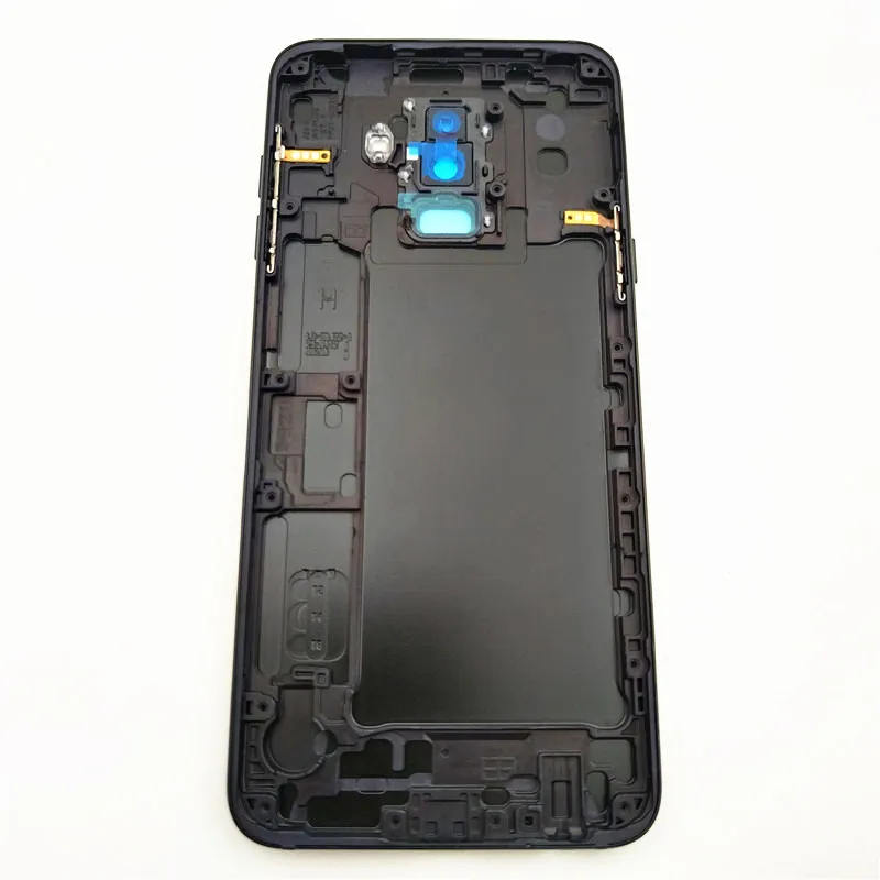 For Samsung Galaxy A6 Plus 2018 A6+ A605 Metal Back Battery Cover Door Panel Housing Case Replacement Parts