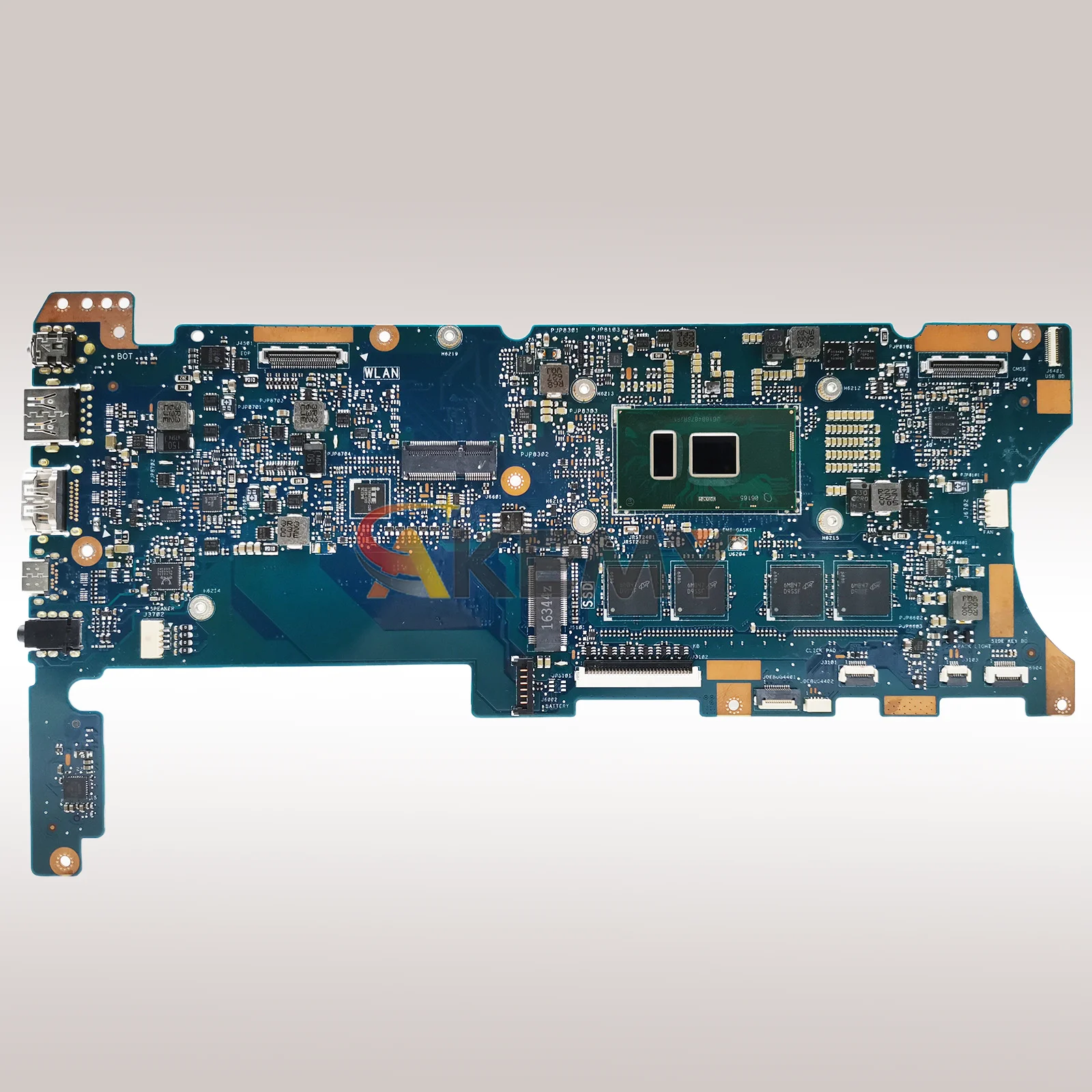 Ux360ua placa-mãe do portátil para asus zenbook ux360u q324ua ux360ua ux360uak notebook mainboard com i3 i5 i7 cpu testes ok navio rápido
