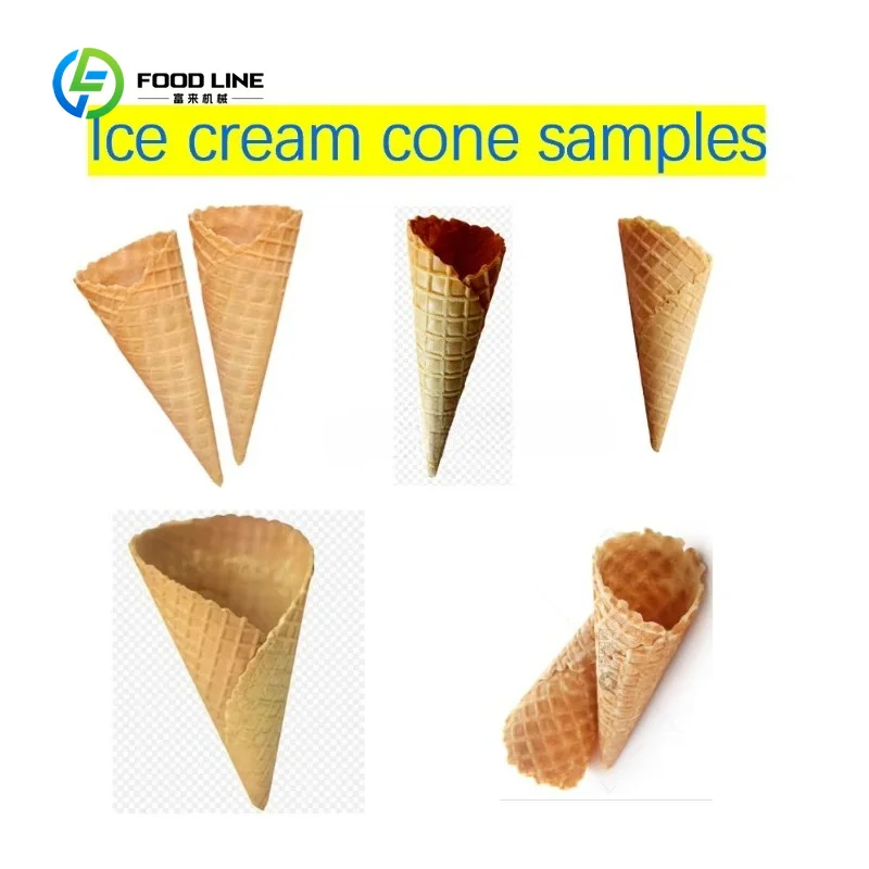 Fully automatic electric stainless steel ice cream cone reel machine New touch screen Easy to operate cone cone