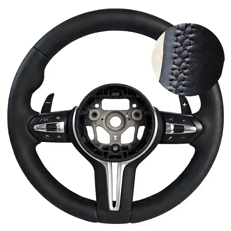 Customized Microfiber Leather Car Steering Wheel For BMW F10 F15 F31 F40 X3 X4 X5 X6 E83 X5 E70 E91 540i M550i Steering Wheel