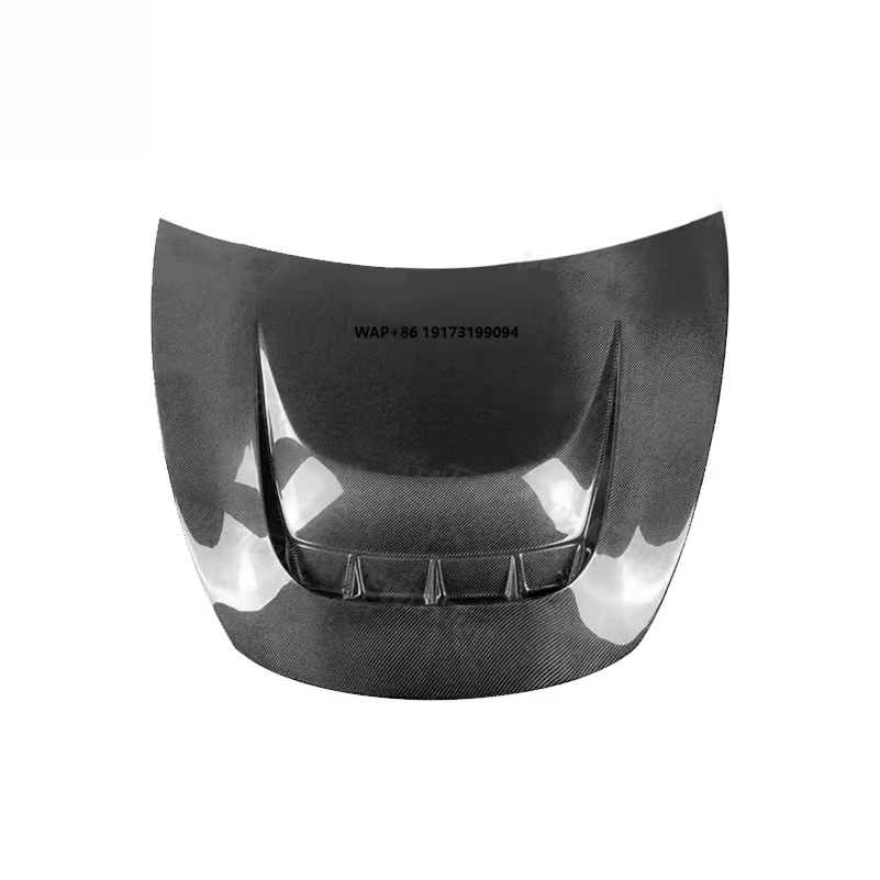 

For-Tesla-Model-3-Body-Kit-Upgraded GTS Style Wet Carbon Fiber Car Front Hood Perfect Installation