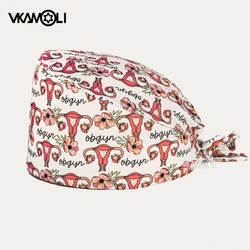 Obstetrics and Gynecology surgical caps with reusable cotton lady nursing caps for doctors and nurses scrub cap