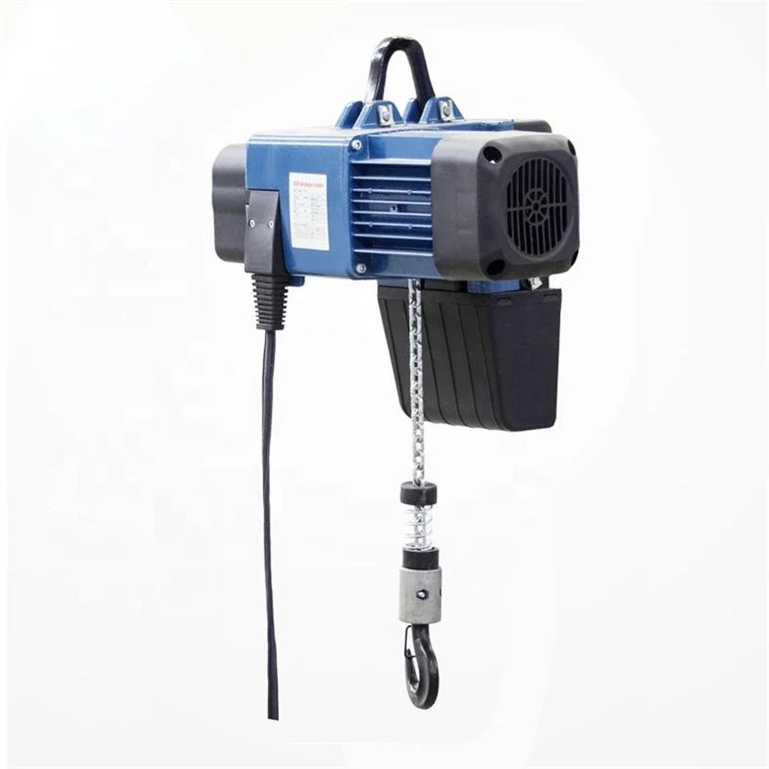 High Quality 500kg 1000kg 2000kg European Electric Chain Hoist with Trolley