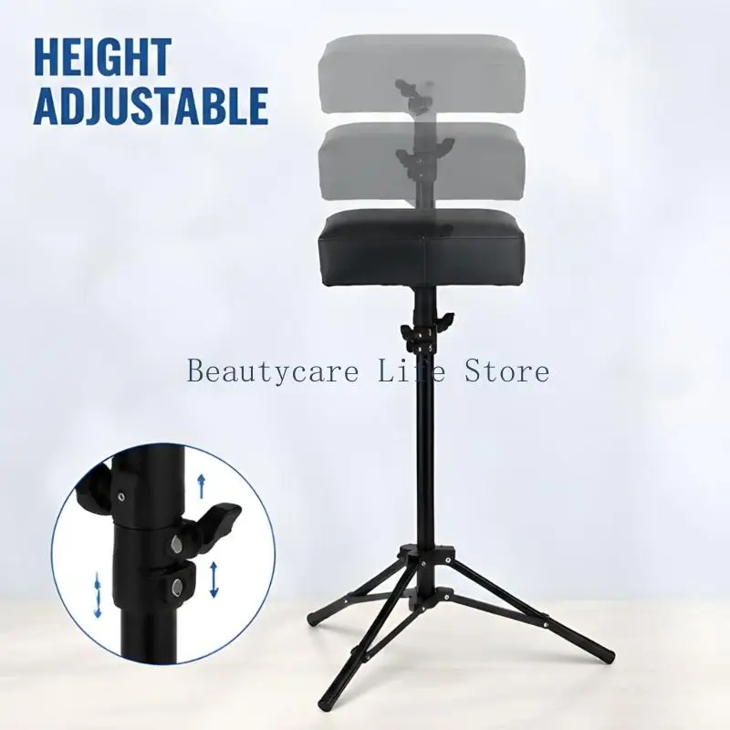 652C Artist Armrest Stand with Height Padded Forearm Rest, Tripod Base and Pivoting Head for Detail Work, Artist Service