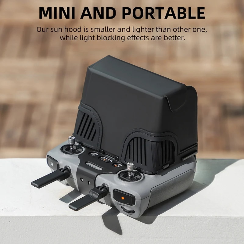 مظلة سيليكون صغيرة مع شاشة ، جهاز تحكم عن بعد ، متعددة الوظائف ، إكسسوارات محمولة ، غطاء رأس هوائي 3 ، DJI RC 2