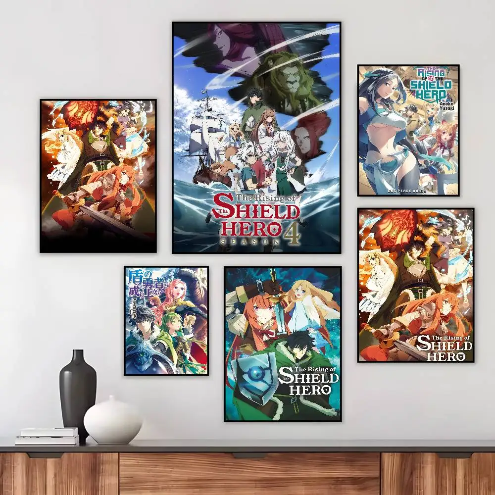 The R-Rising Of The S-Shield Hero Fashion Poster Art Canvas Prints Painting Wall Art Pictures for Living Room Decoration