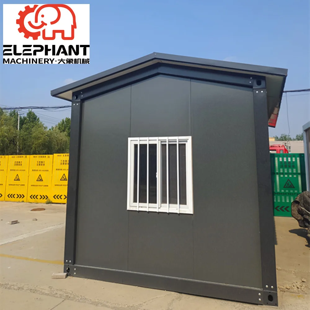 Green Detachable Tiny Triangular Flatpack Prefab House Home Made in China Bedrooms with Bathroom