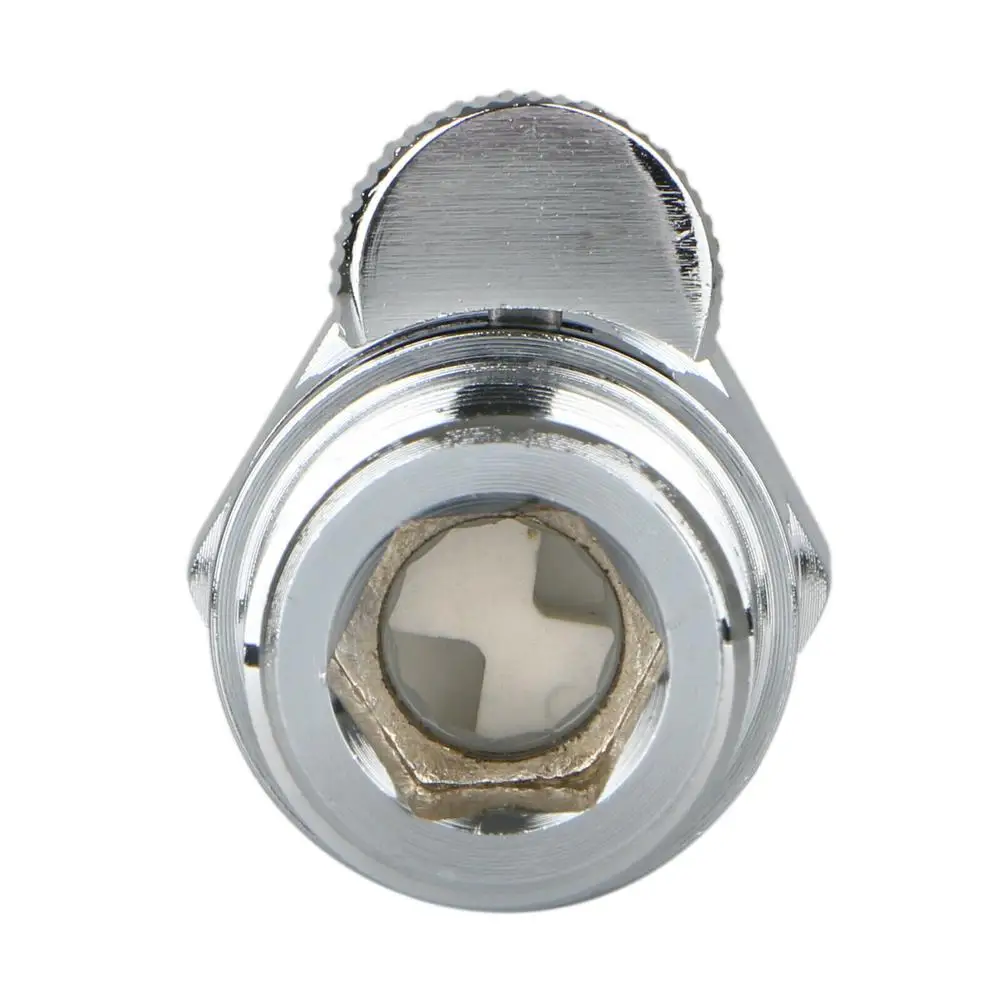 Full Brass G1/2" Flow Quick Control Shut-off Valve For Shower Head Hand Showers Bidet Sprayers Water Saving