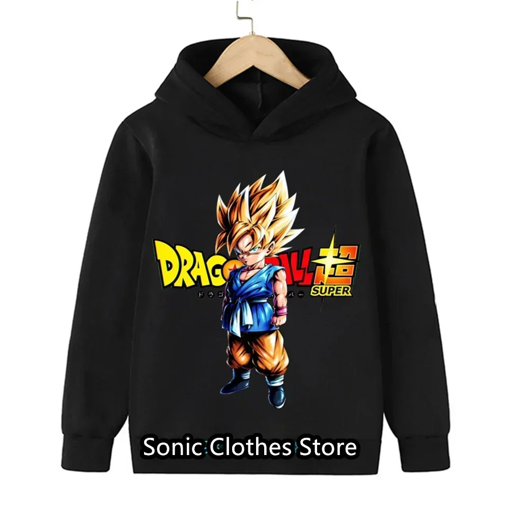 Dragon Ball  Kids Hoodies Cloud of Hokage Sweatshirt Long Sleeve Children Clothes Boys Girls Cool Tops 3t-14t Years Kids Hoodies