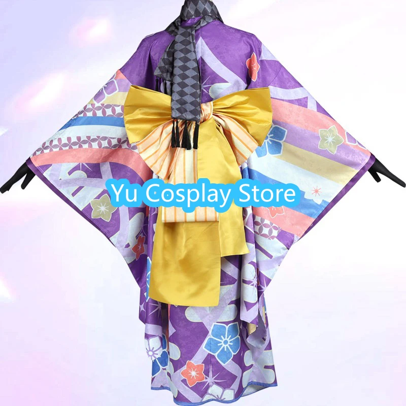 Akemi Homura Cosplay Costume Anime Puella Magi Madoka Magica Cosplay Kimono Dress Party Suit Halloween Uniforms Custom Made image 3
