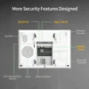 Staniot 7 インチホーム警報システムワイヤレス WiFi 4G Tuya スマートセキュリティ保護キット内蔵 115dB 大音量サイレン 5000mAh バッテリー 3