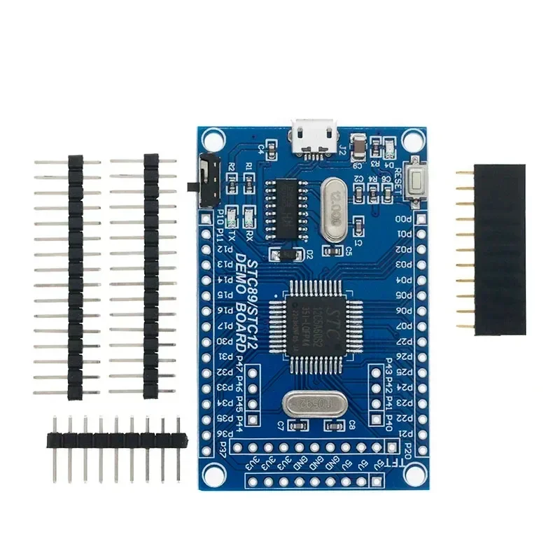 STC12 Core Board STC12C5A60S2 51 Single Chip Minimum System Development Learning Board Dual Serial Port