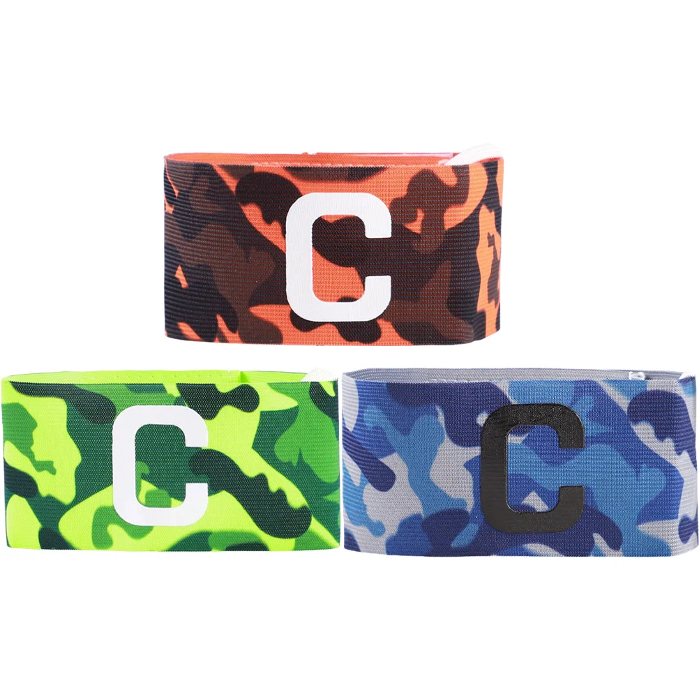 

3Pcs Running Armband for Sports Captain High Grade Nylon Elastic Adjustable Arm Strap Night Outdoor Safety Gear