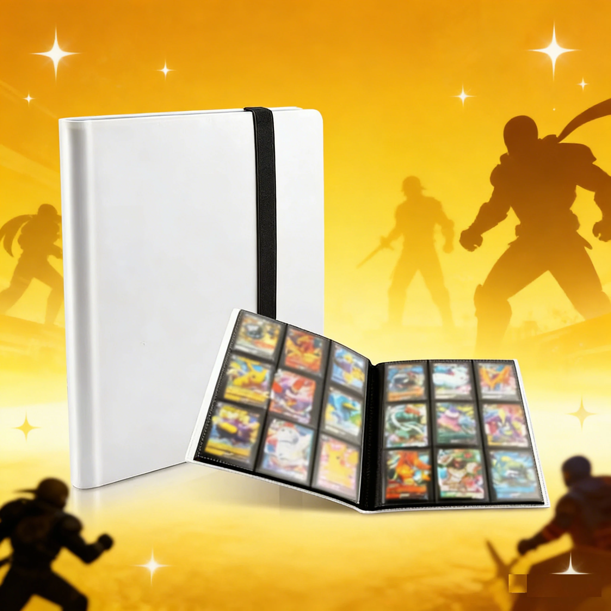 

Портативная игровая карта большой емкости, коллекционная книга, баскетбол, футбол, бейсбол, коллекция карточек, альбом для хранения, белый цвет