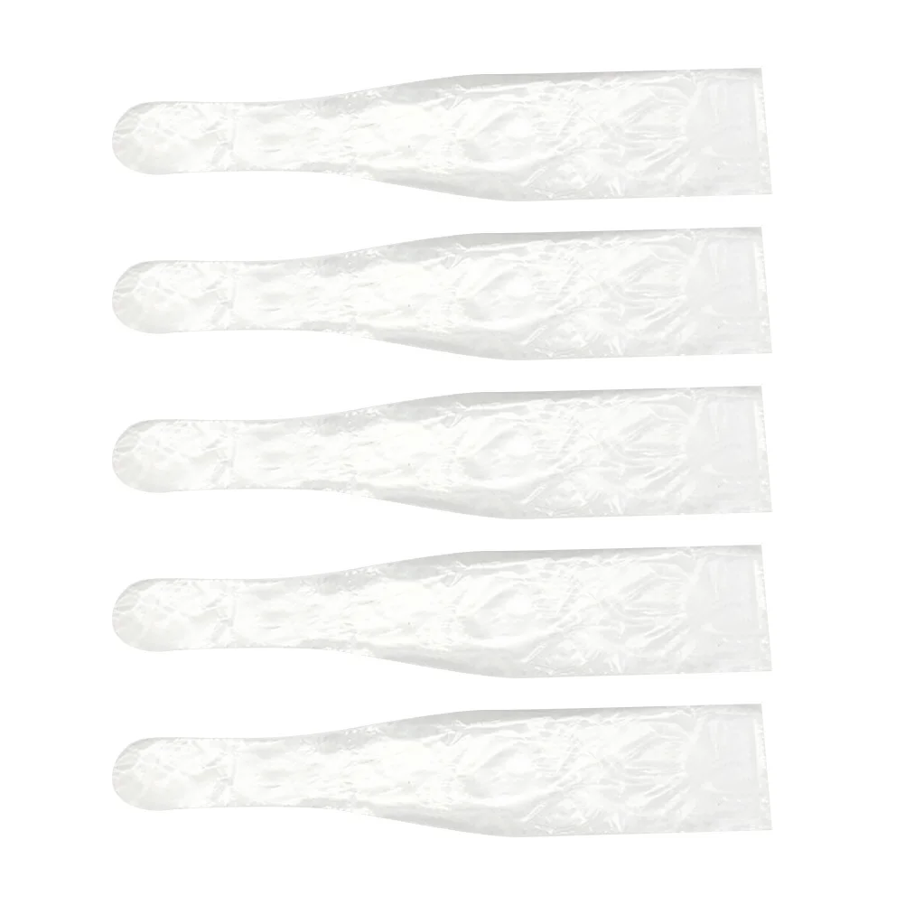 500 قطعة من الأكمام المقبض للاستعمال مرة واحدة لمقبض غطاء مرآة الفم غطاء حماية السلامة من البلاستيك الشفاف خفيف الوزن #4
