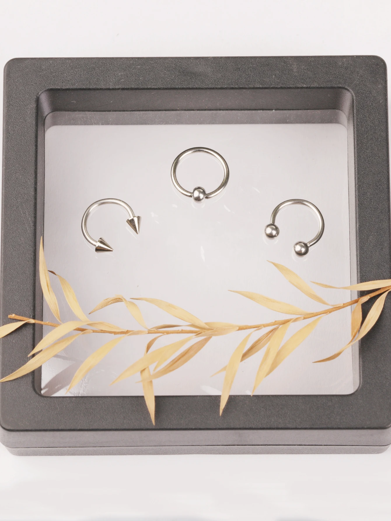 60pcs Stainless Steel Belly Rings - Basic Navel Piercing Jewelry Set, Simple Elegant Body Jewelry for Women image 5