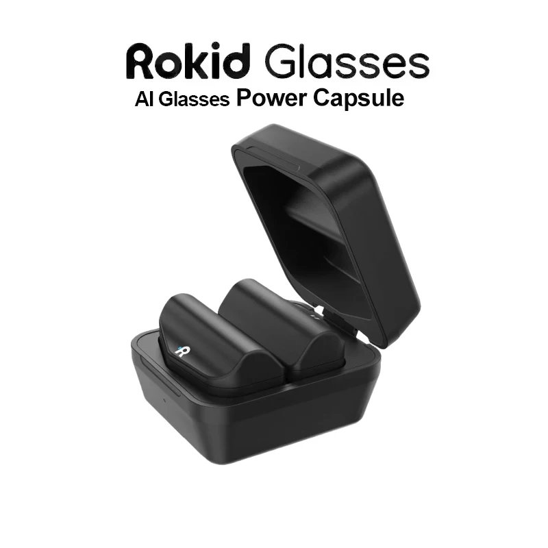 voor originele Rokid-bril Smart AI&AR-brilaccessoires, magnetische datakabel, oplaad-/opstelmontuur/clip-on zonnebril