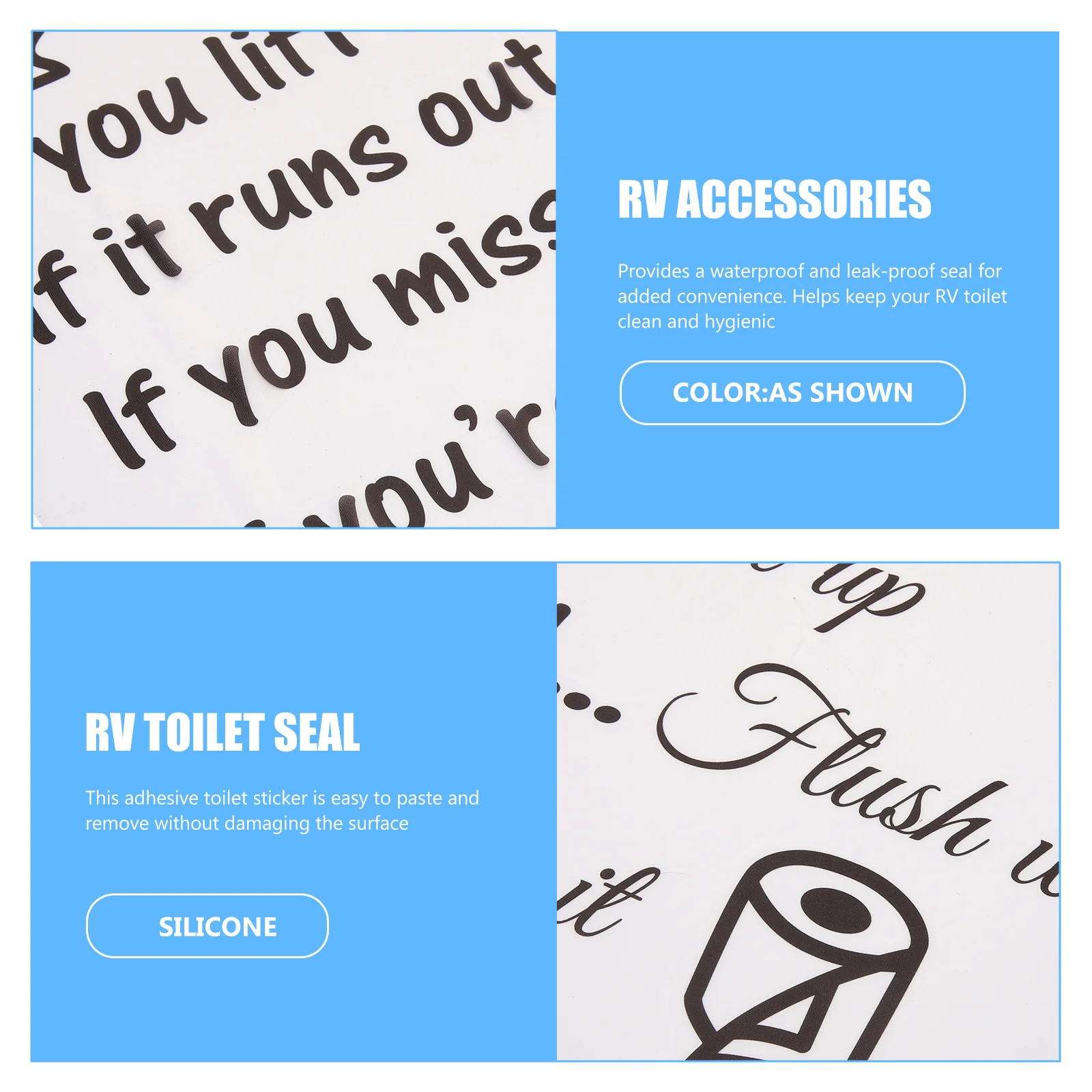 

Rv Toilet Seal Silicone Replacement Durable Sealant Flush Ball Ring Seal Leak-Proof Rv Toilet Parts Replacement Gaskets