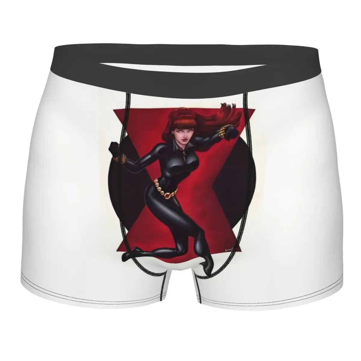 

Custom Novelty Vintage Cartoon Black Widow Boxers Shorts Panties Male Underpants Stretch Briefs Underwear