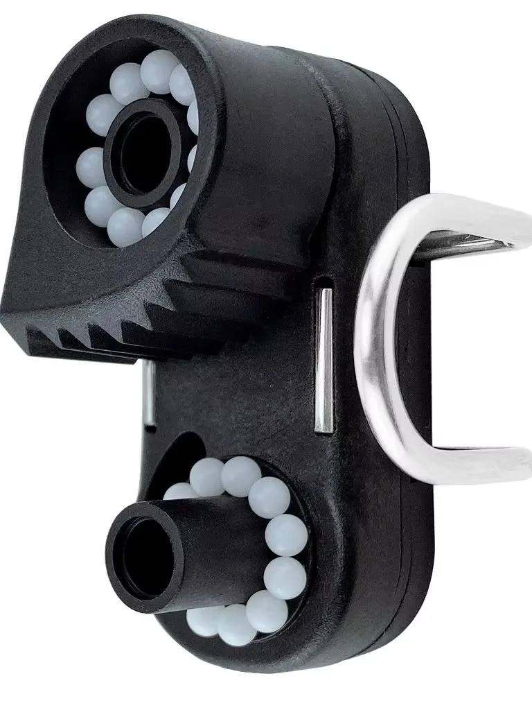 

Композитный 2-рядный кулачковый планка с матовым шарикоподшипником и ведущим кольцом, оборудование для пилатеса, лодка, веревка с быстрым входом, проволока Fairlead, парусный спорт