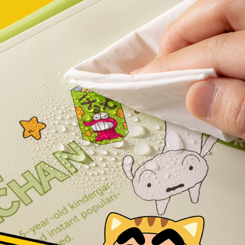 Crayon Shinchan File espandibile A4 Borsa portatile per carta di prova per studenti Borsa per tutoraggio portatile 13 griglie a prova di spruzzi