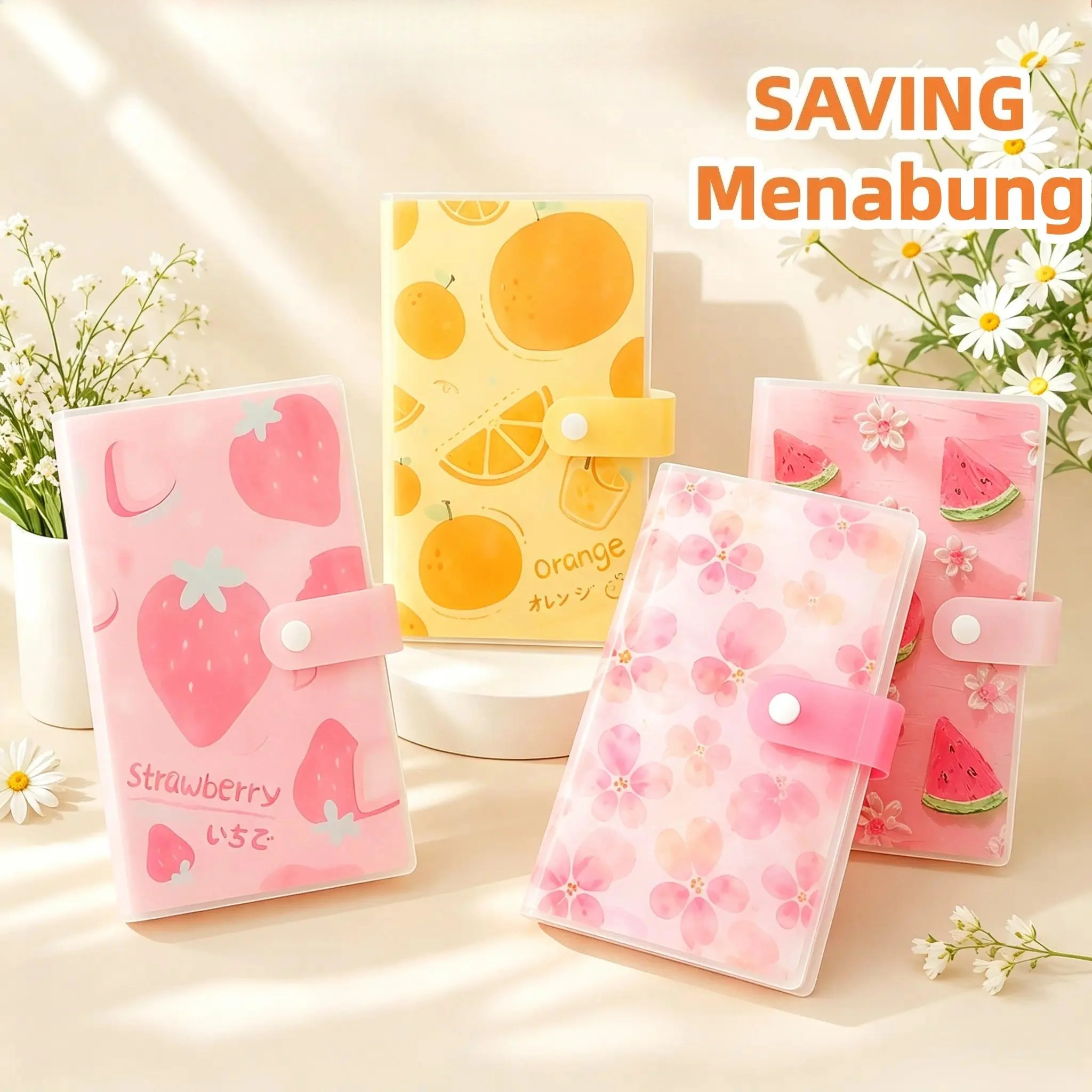 Cartoon 3 Inch Mini Photo Album, Insert‑Type Card Holder for Instax Photocards Business Cards Student Storage