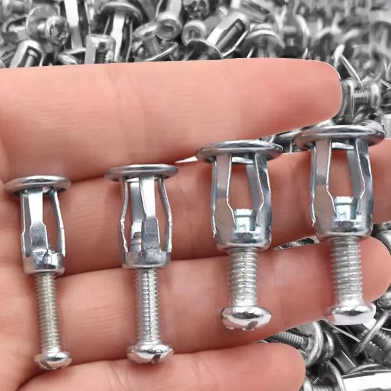 M4 M5 M6 Expansion Screw Jack Nuts Petal Nuts for Industrial Construction Plastic Wood Corrosion-Resistant Fasteners Supplies